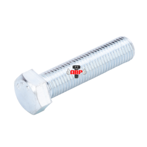 HEXAGON HEAD BOLTS WHITE ZINC GALVANISED (MILD STEEL) GRADE 4.6